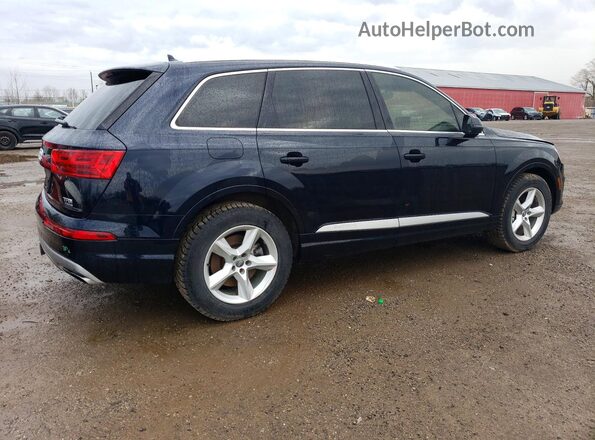 WA1AAAF7XHD013574 2017 AUDI Q7 Синий Задняя правая четверть