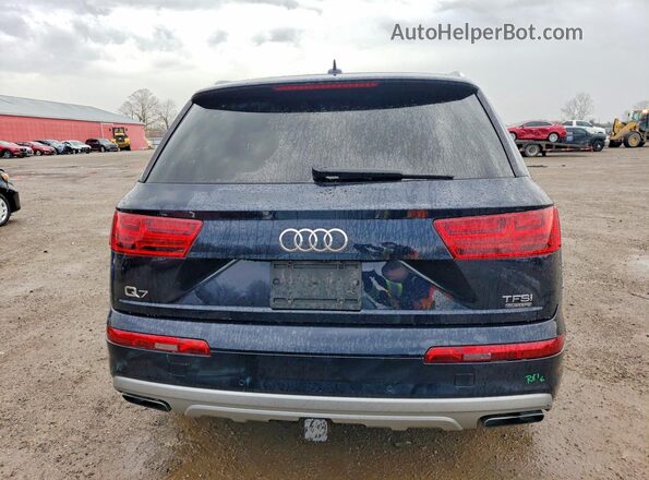 WA1AAAF7XHD013574 2017 AUDI Q7 Синий Вид сзади
