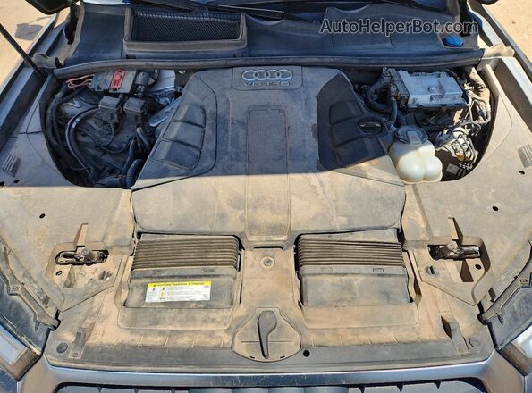 WA1AAAF7XKD000962 2019 AUDI Q7 Charcoal Engine compartment view