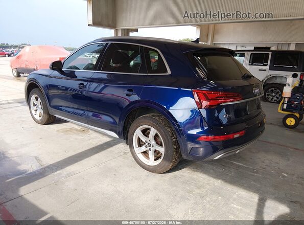 WA1AAAFY3M2053185 2021 AUDI Q5 Синий Задняя левая четверть