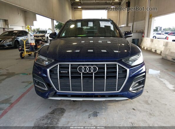 WA1AAAFY3M2053185 2021 AUDI Q5 Синий Вид щитка приборов