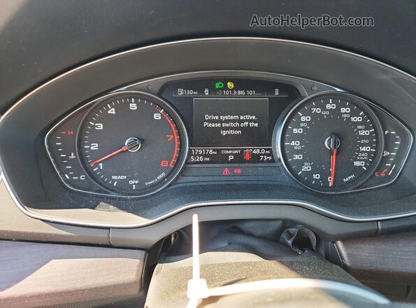 WA1AAAFY3M2094447 2021 AUDI Q5 Black Vista del cuadro de instrumentos
