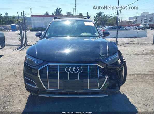 WA1AAAFY4M2009843 2021 AUDI Q5 Black Widok zestawu wskaźników