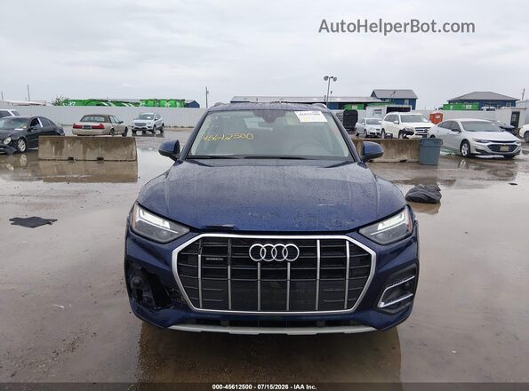 WA1AAAFY4M2110879 2021 AUDI Q5 Blue ხელსაწყოთა პანელის ხედი