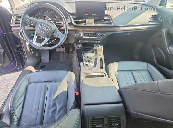 WA1AAAFY6M2124783 2021 AUDI Q5 Blue Widok deski rozdzielczej