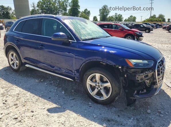 WA1AAAFY6M2124783 2021 AUDI Q5 Blue Przód prawy