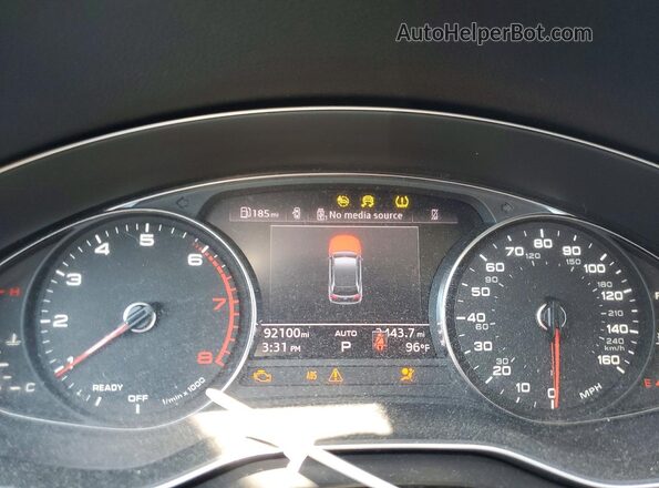 WA1AAAFY6M2124783 2021 AUDI Q5 Blue Widok zestawu wskaźników