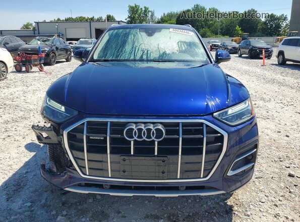 WA1AAAFY6M2124783 2021 AUDI Q5 Blue Widok z przodu
