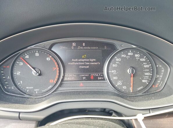 WA1AAAFY7M2099778 2021 AUDI Q5 Серый Вид щитка приборов