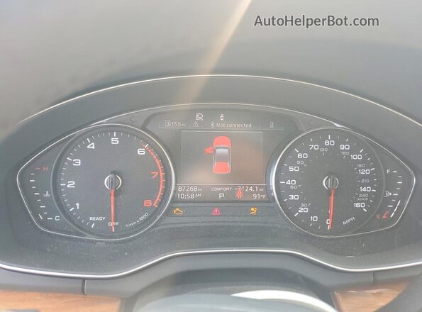 WA1AAAFY8M2060293 2021 AUDI Q5 Black Սարքավորումների վահանակի տեսք
