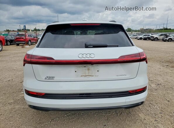 WA1AAAGE0MB010699 2021 AUDI E-TRON White Widok z tyłu