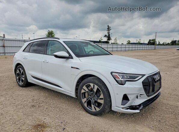 WA1AAAGE0MB010699 2021 AUDI E-TRON White Przód prawy