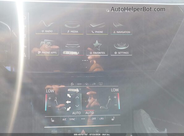 WA1AAAGE1MB010971 2021 AUDI E-TRON Черный 