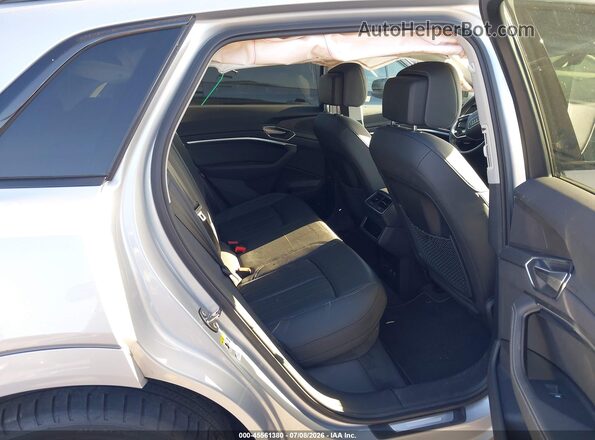 WA1AAAGE3MB039128 2021 AUDI E-TRON Silver Widok naklejki z numerem VIN
