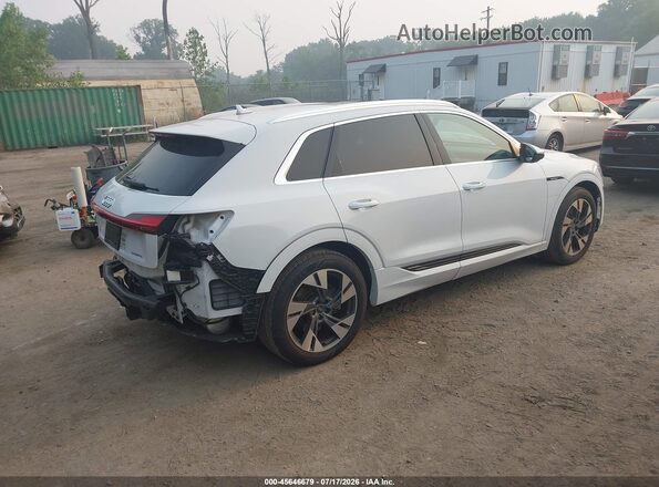 WA1AAAGE6MB008200 2021 AUDI E-TRON Белый Задняя правая четверть