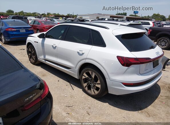 WA1AAAGE9MB007848 2021 AUDI E-TRON Белый Задняя левая четверть