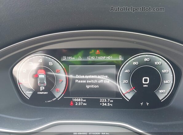 WA1ABAFY4S2046353 2025 AUDI Q5 Gray Widok tylnych siedzeń