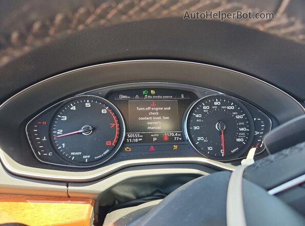 WA1ABAFY9P2115822 2023 AUDI Q5 Black ხელსაწყოთა პანელის ხედი