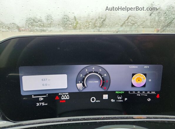 WA1ABCFJXT1030003 2026 AUDI Q3 Черный Вид щитка приборов