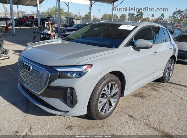 WA1ACBFZ7PP057708 2023 AUDI Q4 Gray Front left