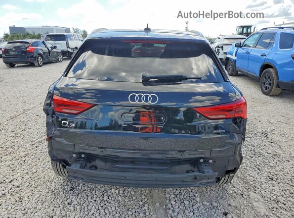 WA1AECF30L1026244 2020 AUDI Q3 Black უკანა ხედი