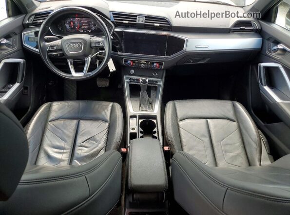 WA1AECF30L1026244 2020 AUDI Q3 Black წინა პანელის ხედი