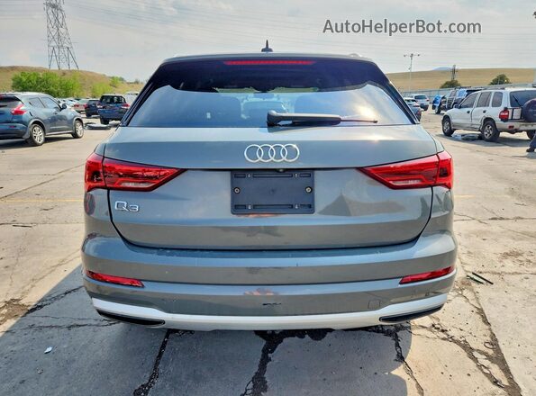 WA1AECF31L1053727 2020 AUDI Q3 Gray Widok z tyłu