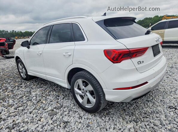 WA1AECF33L1077141 2020 AUDI Q3 White Հետևի ձախ