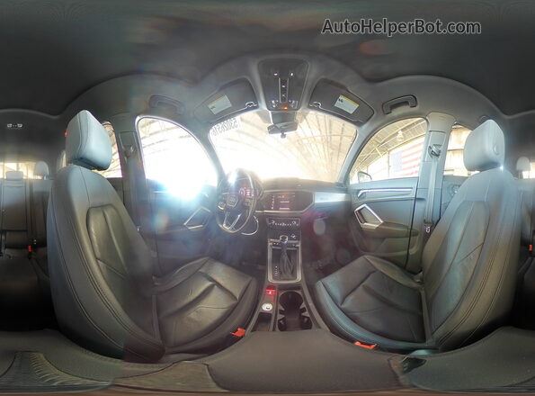 WA1AECF36K1076483 2019 AUDI Q3 White სალონის 360-გრადუსიანი ხედი