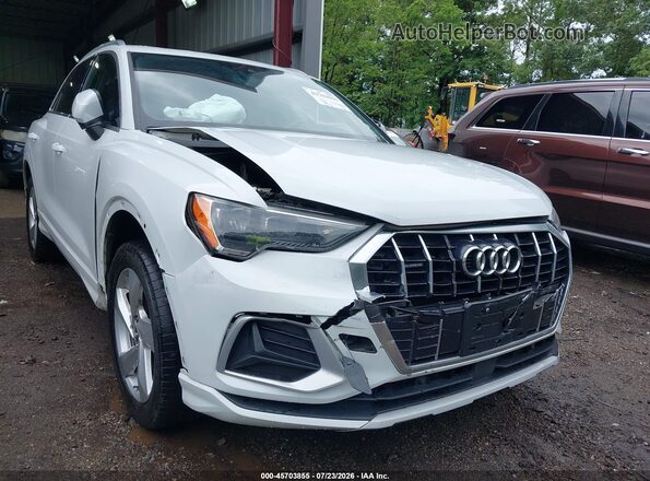 WA1AECF36L1053979 2020 AUDI Q3 White Вид спереду