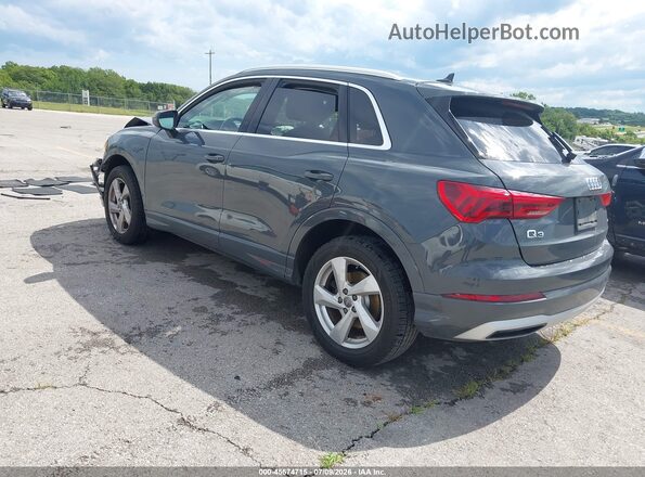 WA1AECF38L1025956 2020 AUDI Q3 Серый Задняя левая четверть