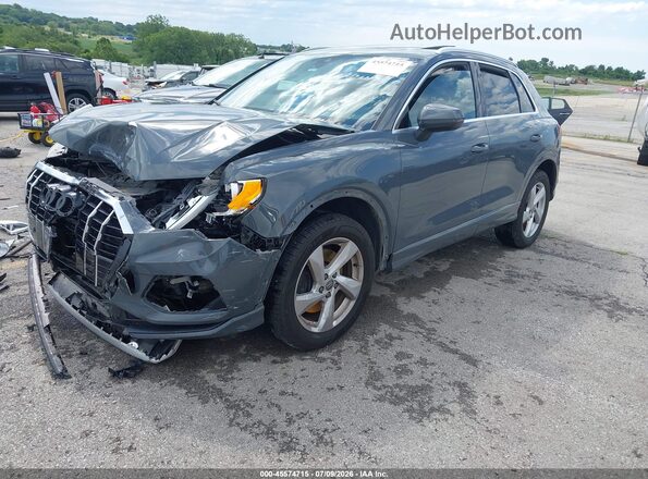 WA1AECF38L1025956 2020 AUDI Q3 Серый Передняя левая четверть