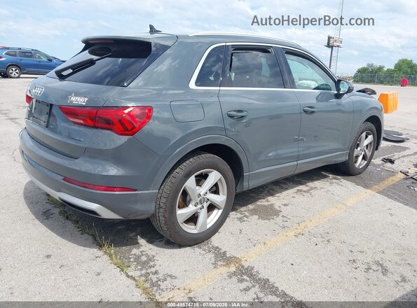 WA1AECF38L1025956 2020 AUDI Q3 Серый Задняя правая четверть