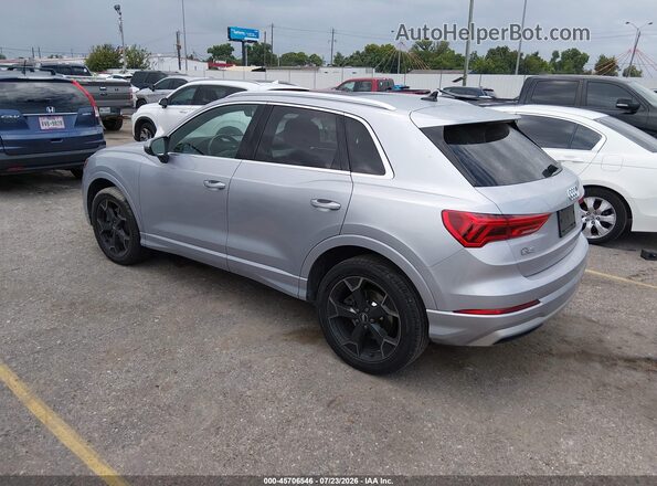 WA1AECF39L1077080 2020 AUDI Q3 Silver Հետևի ձախ