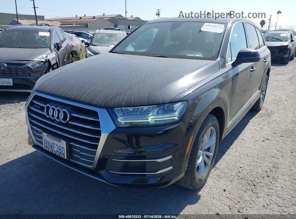 WA1AHAF72KD045406 2019 AUDI Q7 Black Vista tres cuartos delantera izquierda