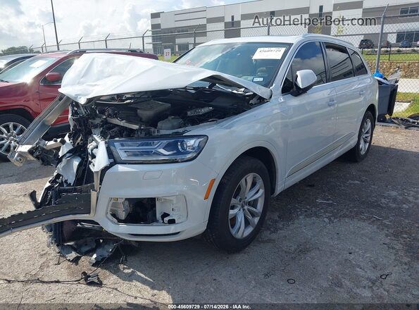 WA1AHAF74KD029465 2019 AUDI Q7 White წინა მარცხენა ხედი სამი მეოთხედიდან