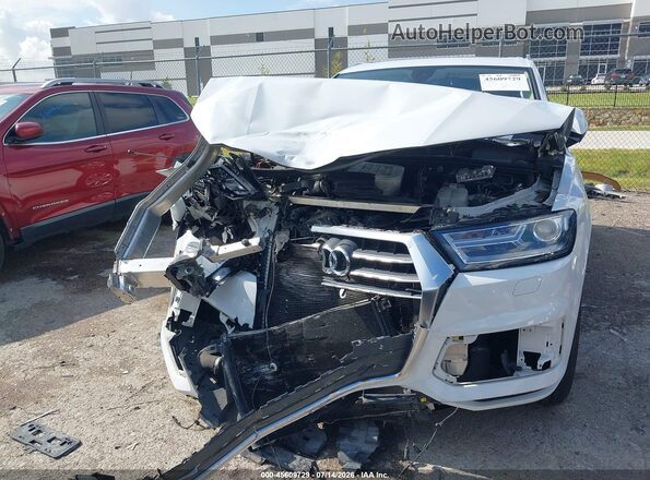 WA1AHAF74KD029465 2019 AUDI Q7 White ხელსაწყოთა პანელის ხედი