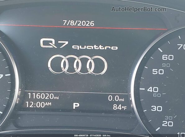 WA1AHAF74KD029465 2019 AUDI Q7 White 