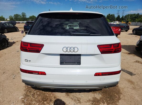 WA1AHAF76KD025627 2019 AUDI Q7 White Вид ззаду