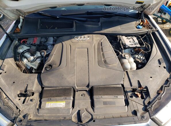 WA1AHAF78HD048142 2017 AUDI Q7 White Engine compartment view
