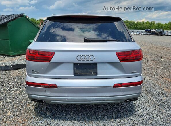WA1AHAF78JD033789 2018 AUDI Q7 Silver Rear view