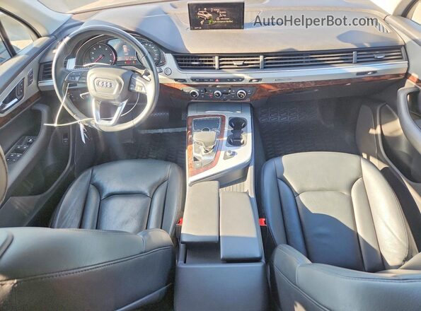 WA1AHAF79KD015724 2019 AUDI Q7 Black Вид панелі приладів