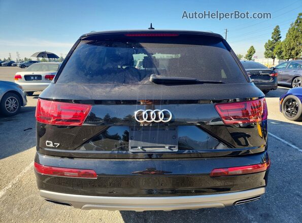 WA1AHAF79KD015724 2019 AUDI Q7 Black Вид ззаду