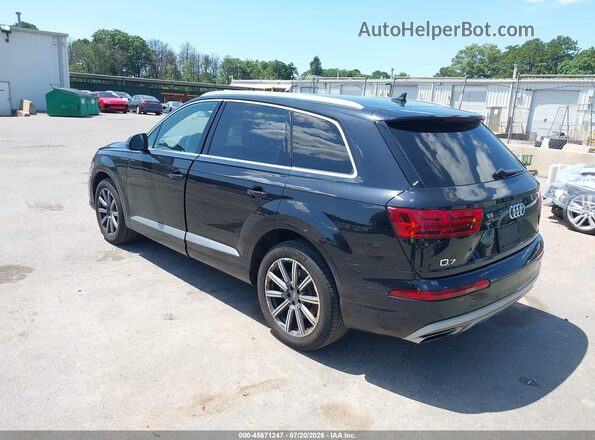 WA1AHAF79KD017117 2019 AUDI Q7 Black Հետևի ձախ