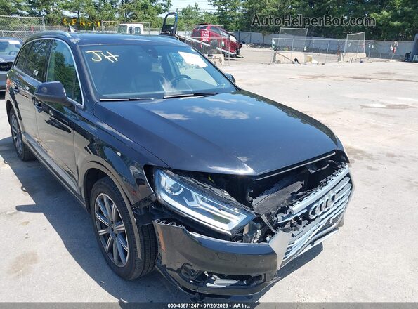 WA1AHAF79KD017117 2019 AUDI Q7 Black Դիմացի տեսք
