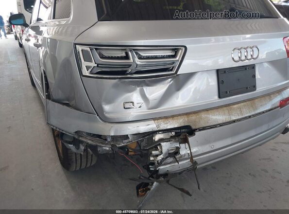 WA1AHAF79KD021832 2019 AUDI Q7 Silver Front view