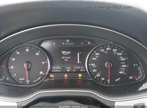 WA1AHAF79KD021832 2019 AUDI Q7 Silver Rear seats view