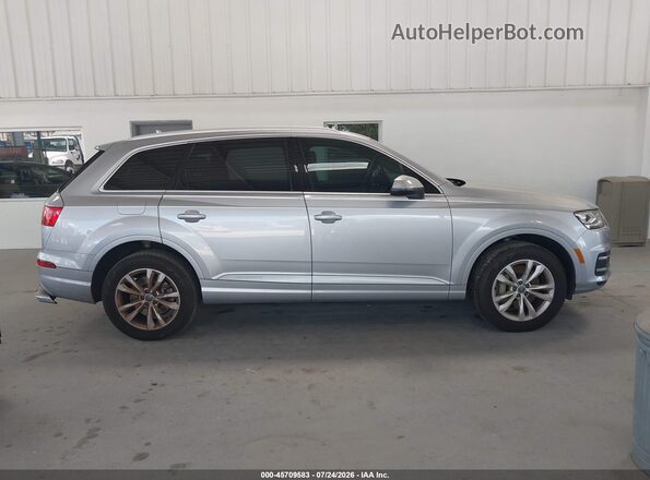 WA1AHAF79KD021832 2019 AUDI Q7 Silver Rear interior view
