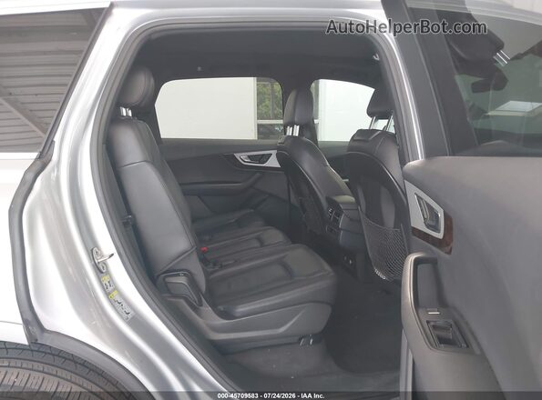 WA1AHAF79KD021832 2019 AUDI Q7 Silver VIN sticker view