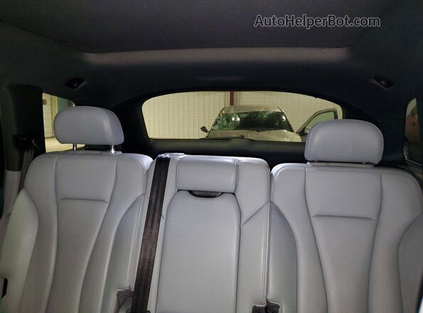 WA1AHAF79KD048027 2019 AUDI Q7 White Вид задніх сидінь
